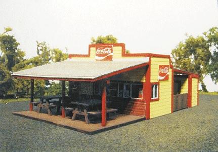 Branchline Trains 646 HO Scale Burger Stand - Laser-Art -- Kit