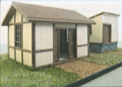 Branchline Trains 655 HO Scale Pennsylvania Railroad Small Freight House/Baggage Building #1 Set -- Kit