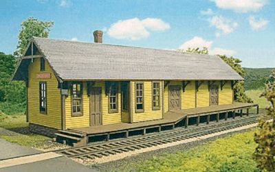 Branchline Trains 656 HO Scale Pennsylvania Railroad Tool House/Baggage Building #2 Set -- 2-Building Set - Kit