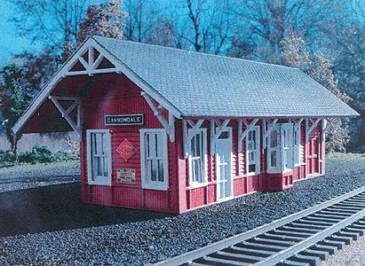 Branchline Trains 661 HO Scale Cannondale Train Station -- Kit