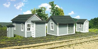 Branchline Trains 671 HO Scale Shed Pack - Laser-Art -- Kit