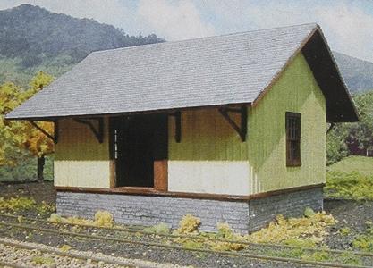 Branchline Trains 690 HO Scale Small Pennsy Freight House - Laser-Art -- Kit