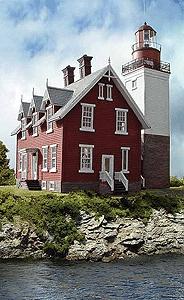 Branchline Trains 695 HO Scale Laser-Art Kit -- Rocky Point Lighthouse
