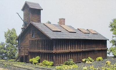 Branchline Trains 697 HO Scale Laser Art Structure Kits - Trackside Structures -- Sandhouse