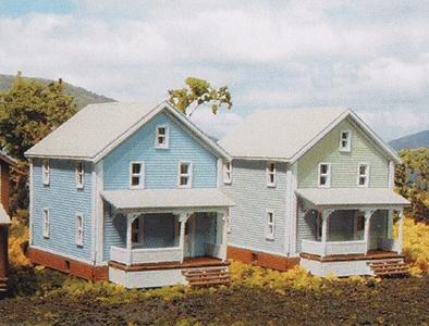 Branchline Trains 806 N Scale Company House #2 - Laser Art -- Kit - pkg(2) - 1-3/4 x 3 x 2" 4.5 x 7.6 x 5.1cm