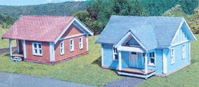 Branchline Trains 819 N Scale Thelma & Stanley Houses - Laser-Art -- Kit