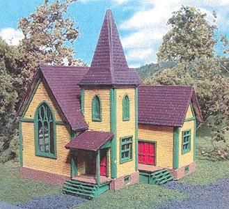 Branchline Trains 842 N Scale Church - Laser Art -- Kit