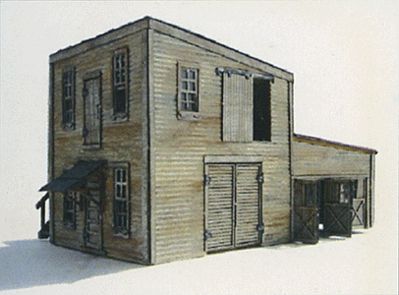 Branchline Trains 891 N Scale Dan's Welding & Fabrication - Laser Art -- Kit
