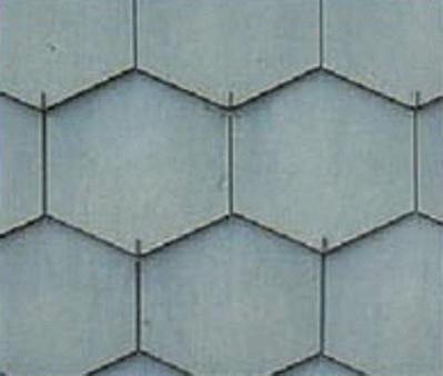 Branchline Trains 944 O Scale Laser-Art Roofing Shingle -- French Style