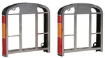 Broadway Limited 1018 HO Scale Full-Width Diaphragms -- Southern Pacific (Daylight; red, orange, black) 1 Pair