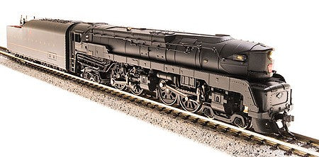 Broadway Limited 3675 N Scale Class T1 4-4-4-4 Duplex As-Delivered with Sound and DCC - Paragon3 -- Painted, Unlettered (black, gold, red)