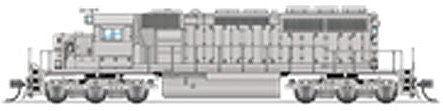 Broadway Limited 3717 N Scale EMD SD40-2 - Sound and DCC - Paragon3 -- Undecorated