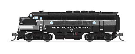 Broadway Limited 3790 N Scale EMD F3A - Unpowered F3B Phase IIa with Sound and DCC - Paragon3 -- New York Central 1616, 2406 (Lightning Stripe 2-Tone Gray)