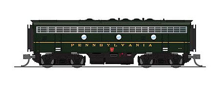 Broadway Limited 3807 N Scale EMD F7B Phase I with Sound and DCC - Paragon3 -- Pennsylvania Railroad 9658B (Brunswick Green, Single Stripe)