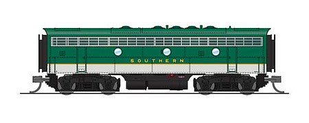 Broadway Limited 3810 N Scale EMD F7B Phase I with Sound and DCC - Paragon3 -- Southern Railway #4421 (As-Delivered; green, white)