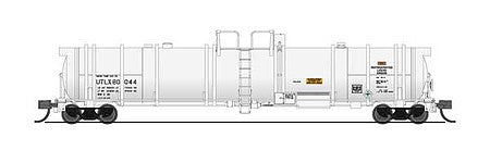 Broadway Limited 3827 N Scale High-Capacity Cryogenic Tank Car 2-Pack - Ready to Run -- UTLX (white)