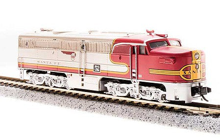 Broadway Limited 3841 N Scale Alco PA1 - Sound and DCC - Paragon3(TM) -- Santa Fe #67L (Warbonnet; silver, red)