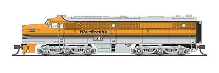 Broadway Limited 3843 N Scale Alco PA1 - Sound and DCC - Paragon3(TM) -- Denver & Rio Grande Western #6013 (4-Stripe; Aspen Gold, silver)