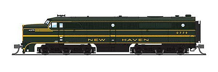Broadway Limited 3845 N Scale Alco PA1 - Sound and DCC - Paragon3(TM) -- New Haven 0779 (green, gold)