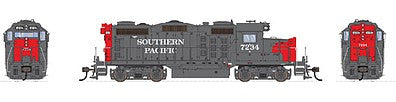 Broadway Limited 4277 HO Scale EMD GP20 - Sound and DCC - Paragon4(TM) -- Southern Pacific #7236 (gray, red)