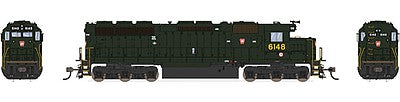 Broadway Limited 4290 HO Scale EMD SD45 Low-Nose w/Sound & DCC - Paragon3(TM) -- Pennsylvania Railroad #6157 (Brunswick Green)