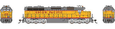 Broadway Limited 4295 HO Scale EMD SD45 Low-Nose w/Sound & DCC - Paragon3(TM) -- Union Pacific #9 (Armour Yellow, gray)