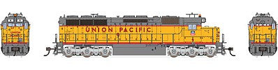 Broadway Limited 4296 HO Scale EMD SD45 Low-Nose w/Sound & DCC - Paragon3(TM) -- Union Pacific #21 (Armour Yellow, gray)