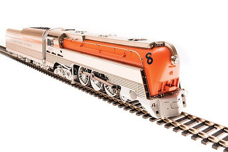Broadway Limited 4553 HO Scale Classs L-1 4-6-4 w/Sound & DCC - Paragon3 Brass Hybrid -- Chesapeake & Ohio #493 (As-Delivered orange boiler, silver)