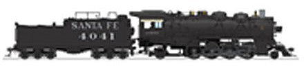 Broadway Limited 4762 HO Scale Class 4000 2-8-2 Mikado w/Road Pilot - Sound & DCC - Paragon4(TM) -- Santa Fe #4090 (black, Road Pilot)