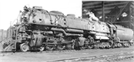 Broadway Limited 4800 HO Scale UP Class Post-1947 CSA-2 Early 4-6-6-4 Challenger - Sound & DCC - Paragon4 -- Union Pacific #3819 (black, graphite, As-Delivered Front Engine)
