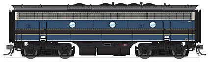 Broadway Limited 4853 HO Scale EMD F7B Phase I w/Sound & DCC - Paragon3 -- Baltimore & Ohio #182X (blue, gray, black)