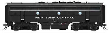 Broadway Limited 4867 HO Scale EMD F7B Phase I - Sound and DCC - Paragon3 -- New York Central 2421 (dark gray)