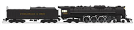 Broadway Limited 4904 HO Scale Class J3a 4-8-4 w/Sound, DCC & Smoke - Paragon3 Hybrid -- Chesapeake & Ohio #613 (In-Service Scheme w/Smoke Deflectors)