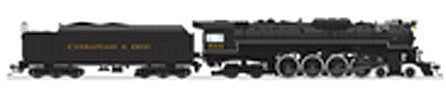 Broadway Limited 4906 HO Scale Class J3a 4-8-4 w/Sound, DCC & Smoke - Paragon3 Hybrid -- Chesapeake & Ohio #614 (Excursion Scheme)