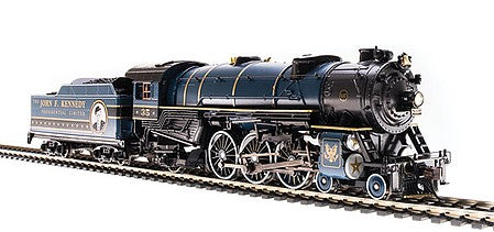 Broadway Limited 5903 HO Scale USRA 4-6-2 Heavy Pacific - Sound & DCC - Paragon3 -- John F. Kennedy #35 (Presidential Series; blue, black)