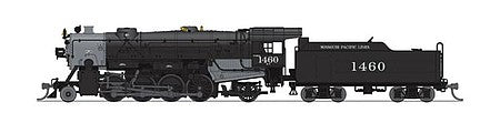 Broadway Limited 5959 N Scale USRA 2-8-2 Heavy Mikado - Sound and DCC - Paragon3(TM) -- Missouri Pacific #1460 (black, Graphite)