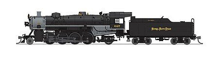 Broadway Limited 5975 N Scale USRA 2-8-2 Light Mikado - Sound and DCC - Paragon3(TM) -- Nickel Plate Road 627 (black, graphite, yellow)