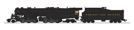 Broadway Limited 5993 HO Scale N&W Class A 2-6-6-4 - Sound & DCC - Paragon3 -- Norfolk & Western 1228 (black)