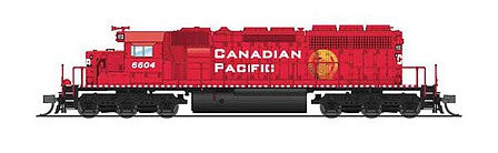 Broadway Limited 6195 N Scale EMD SD40-2 Low Nose - Sound and DCC - Paragon4 -- Canadian Pacific 6608 (red, white, gold Beaver Logo)