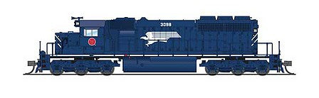 Broadway Limited 6203 N Scale EMD SD40-2 Low Nose - Sound and DCC - Paragon4 -- Missouri Pacific 3131 (Jenks Blue, white, Screaming Eagle Logo)