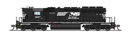 Broadway Limited 6214 N Scale EMD SD40-2 High Nose - Sound and DCC - Paragon4 -- Norfolk Southern 1627 (black, white, Horse Head Logo)
