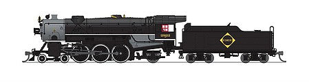 Broadway Limited 6221 N Scale USRA 4-6-2 Heavy Pacific - Sound and DCC - Paragon3(TM) -- Erie 2922 (black, graphite, yellow)