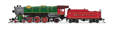 Broadway Limited 6232 N Scale USRA 4-6-2 Heavy Pacific - Sound and DCC - Paragon3(TM) -- Merry Christmas #25 (green, red, graphite)