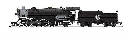 Broadway Limited 6240 N Scale USRA 4-6-2 Light Pacific - Sound and DCC - Paragon3(TM) -- Atlantic Coast Line 1525 (black, graphite)