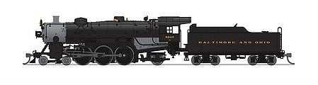Broadway Limited 6242 N Scale USRA 4-6-2 Light Pacific - Sound and DCC - Paragon3(TM) -- Baltimore & Ohio 5203 (black, graphite)