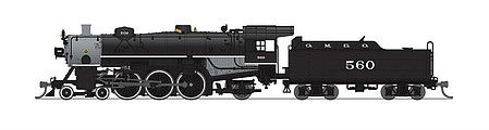 Broadway Limited 6244 N Scale USRA 4-6-2 Light Pacific - Sound and DCC - Paragon3(TM) -- Gulf, Mobile & Ohio 560 (black, graphite)