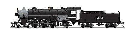 Broadway Limited 6245 N Scale USRA 4-6-2 Light Pacific - Sound and DCC - Paragon3(TM) -- Gulf, Mobile & Ohio 564 (black, graphite)