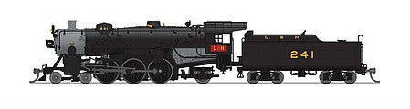 Broadway Limited 6248 N Scale USRA 4-6-2 Light Pacific - Sound and DCC - Paragon3(TM) -- Louisville & Nashville 241 (black, graphite, red, yellow)