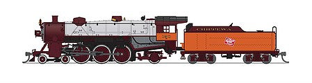 Broadway Limited 6252 N Scale USRA 4-6-2 Light Pacific - Sound and DCC - Paragon3(TM) -- Milwaukee Road 150 (Chippewa, gray, maroon, orange, graphite)
