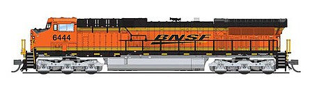 Broadway Limited 6271 N Scale GE AC6000CW - Sound & DCC - Paragon3 -- BNSF Railway #6444 (orange, black, yellow; Wedge Logo)